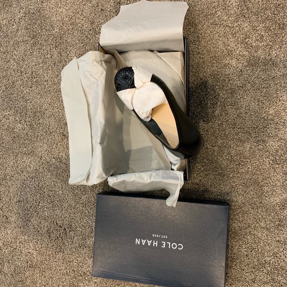 Three pair Cole Haan wedge shoes size 8.5